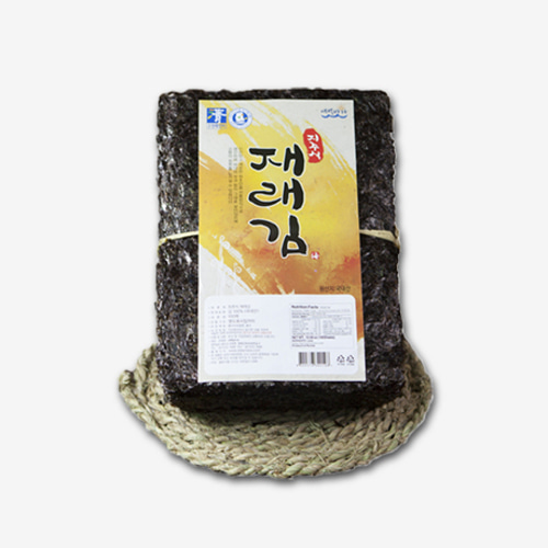 [새벽바다] 지주식 재래김(생김) 100매, 완도김, 지주식